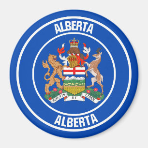 Alberta-RundEmblem Magnet