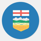 ALBERTA RUNDER AUFKLEBER (Vorderseite)