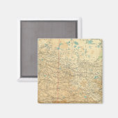 Alberta & Saskatchewan Magnet (Vorderseite/Rückseite)