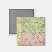 Alberta, Saskatchewan Magnet (Vorderseite/Rückseite)