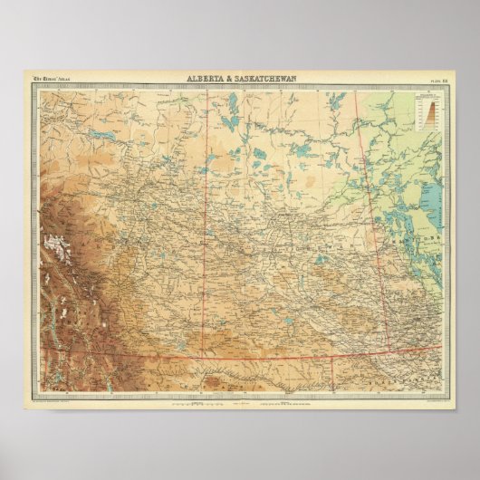 Alberta & Saskatchewan Poster (Vorne)