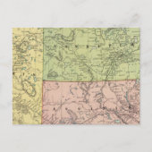 Alberta, Saskatchewan Postkarte (Vorderseite)