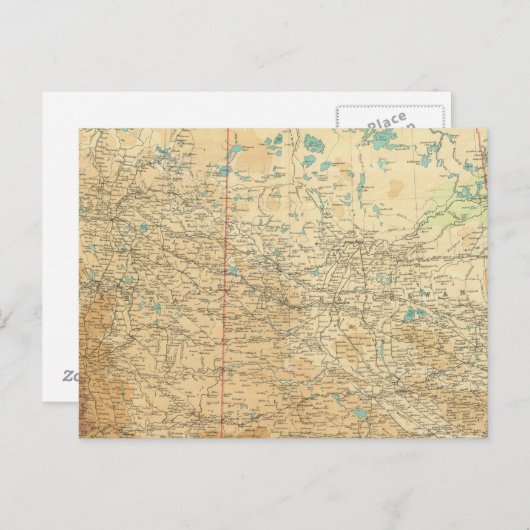 Alberta & Saskatchewan Postkarte (Vorne/Hinten)