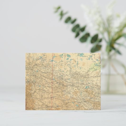 Alberta & Saskatchewan Postkarte (Stehend Vorderseite)