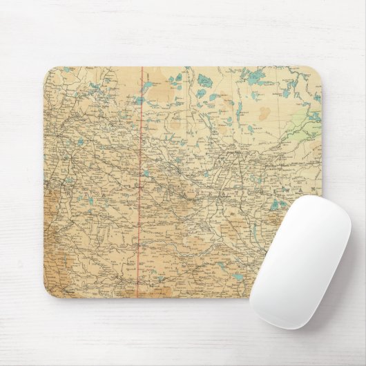Alberta und Saskatchewan Mousepad (Mit Mouse)