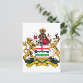 Alberta-Wappen Postkarte (Stehend Vorderseite)