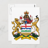 Alberta-Wappen Postkarte (Vorne/Hinten)