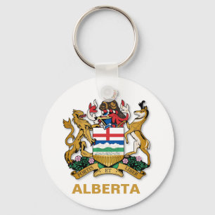 Alberta-Wappen Schlüsselanhänger