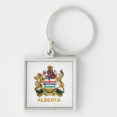Alberta-Wappen Schlüsselanhänger (Vorne)