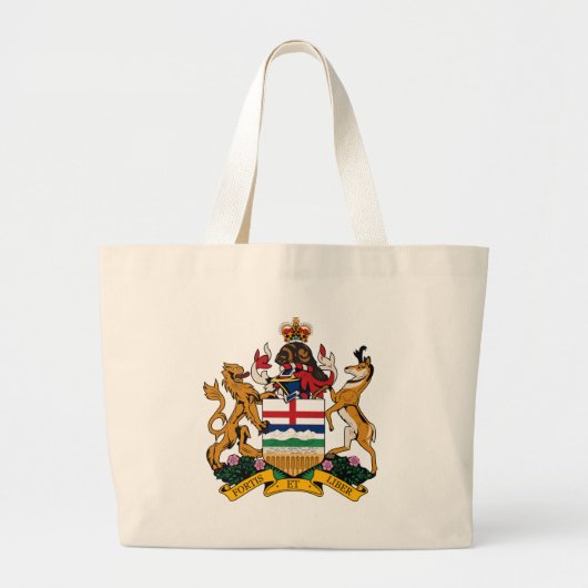 Alberta-Wappen Taschen-Tasche Jumbo Stoffbeutel (Vorne)