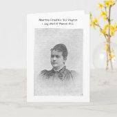 Albertina Fredrika Ika Peyron Karte (Gelbe Blume)