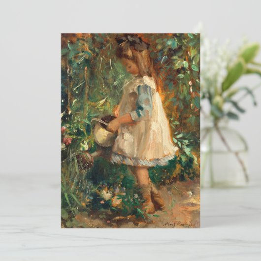 Albertine im Garten | Albert Roelofs (Stehend Vorderseite)