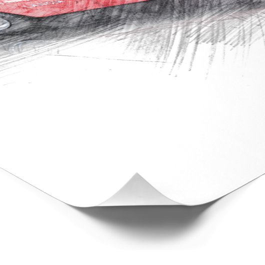 Alberto Ascari Poster (Ecke)