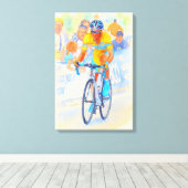 Alberto Contador Top of the Navacerrada Pass 2008 Leinwanddruck (Insitu (Holzboden))