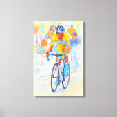 Alberto Contador Top of the Navacerrada Pass 2008 Leinwanddruck (Vorderseite)