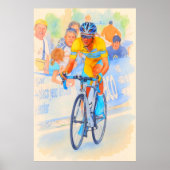 Alberto Contador Top of the Navacerrada Pass 2008 Poster (Vorne)