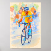 Alberto Contador Top of the Navacerrada Pass 2008 Poster (Vorne)