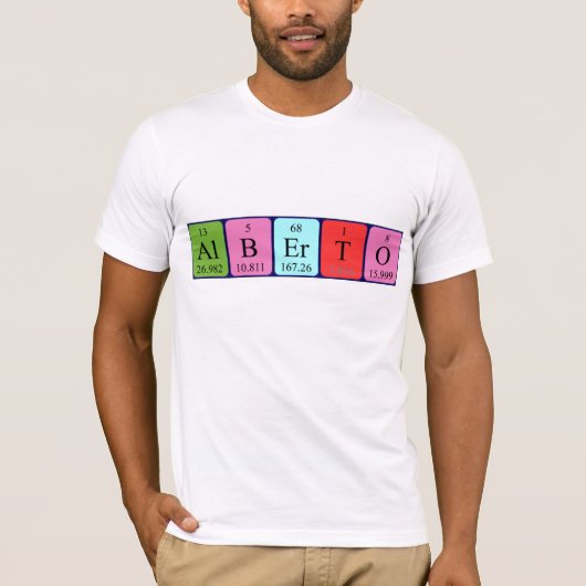 Alberto Periodenname Shirt (Vorderseite)