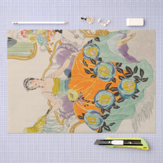 Alberto Vargas Art Decoupage Tissue Seidenpapier (Handwerk)