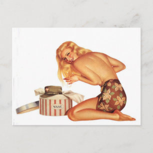 Alberto Vargas Vintage Pin-up Postkarte