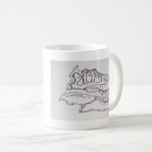 Albertosaurus Kaffeetasse (VorderseiteRechts)