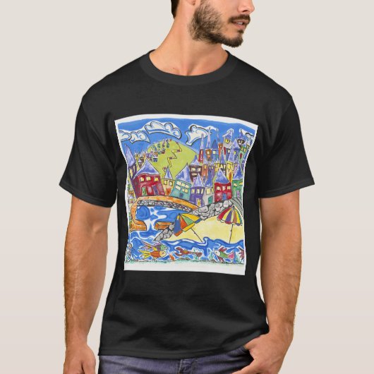 Alberts Strand T-Shirt (Vorderseite)