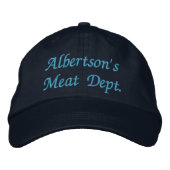 Albertson's Meat Dept. Bestickte Kappe (Vorderseite)