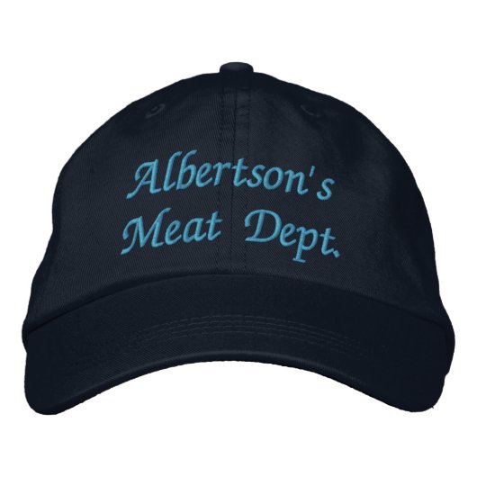 Albertson's Meat Dept. Bestickte Kappe (Vorderseite)