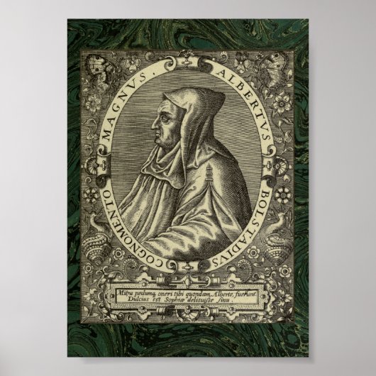 Albertus Magnus: 1597 Portrait Poster (Vorne)