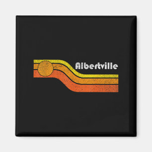 Albertville - Vintage Männer Frauen 70er 80er Graf Magnet