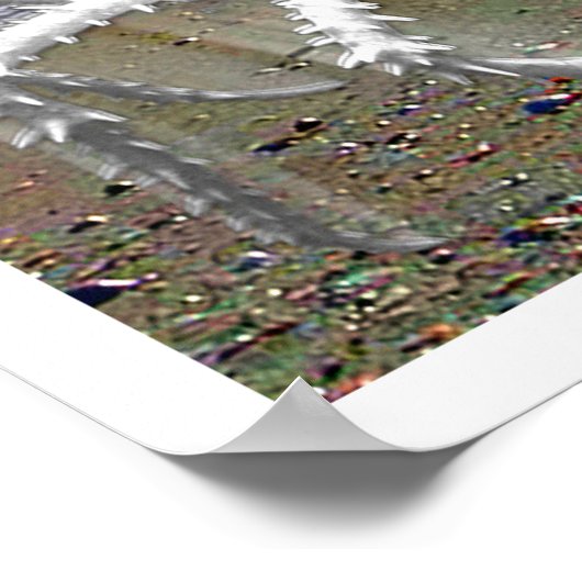 Albescent Print Poster (Ecke)