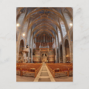 Albi Cathedral Nave Postkarte
