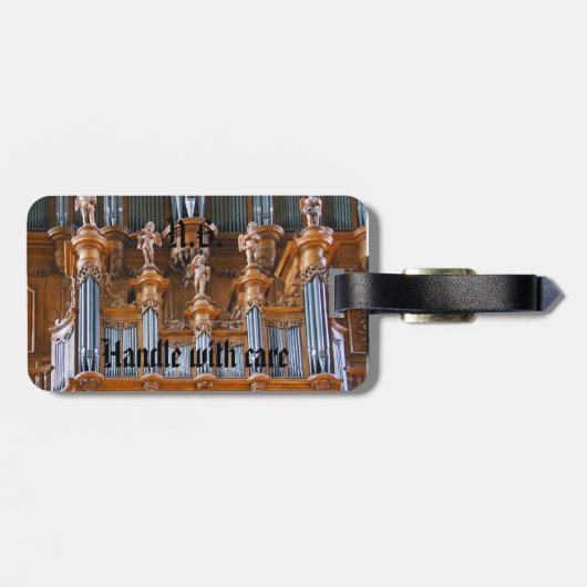 Albi-Kathedrale Gepäckanhänger (Rückseite horizontal)