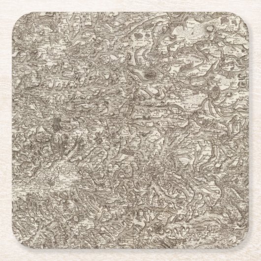 Albi Rechteckiger Pappuntersetzer (Vorderseite)