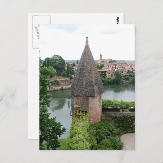 Albi-Turm Postkarte (Vorne/Hinten)