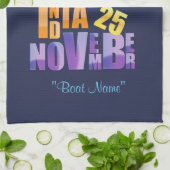 Albin 25 Phonetische Alphabet Handtuch (Gefaltet)