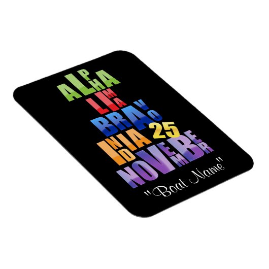 Albin 25 Phonetische Alphabet Magnet (Rechte Seite)