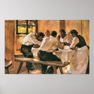 Albin Egger-Lienz - Mittagessen Poster
