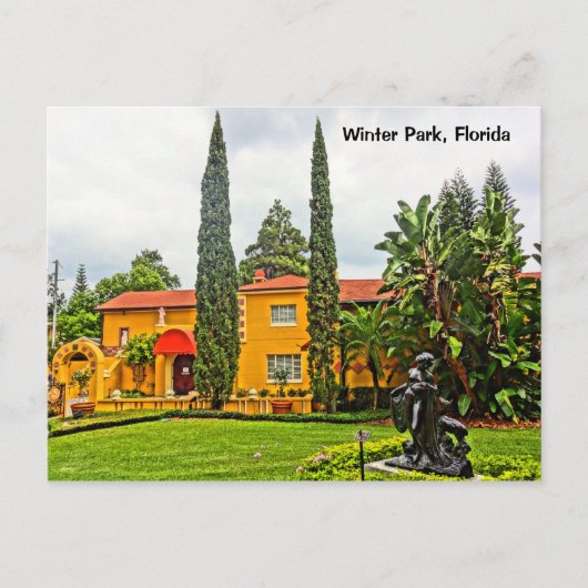 Albin Polasek Museum & Gardens Winter Park FL Postkarte (Vorderseite)