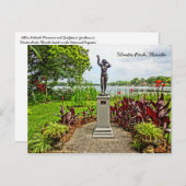 Albin Polasek Skulptur Gardens Winter Park FL Postkarte (Vorne/Hinten)