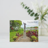 Albin Polasek Skulptur Gardens Winter Park FL Postkarte (Stehend Vorderseite)