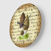 Albin Schmalfuß ~ Spitzmorchel-1~ Pilze ~ Große Wanduhr (Winkel)