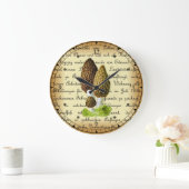 Albin Schmalfuß ~ Spitzmorchel-1~ Pilze ~ Große Wanduhr (Zuhause)