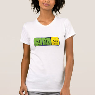 Albina Periodic Table name Shirt