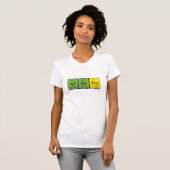Albina Periodic Table name Shirt (Vorne ganz)