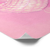 Albino Alligator Angel big eye lowbrow Art Print Poster (Ecke)