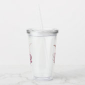 Albino Axolotl "Walking Fish" Kunst, Dichtung und Acryltrinkbecher (Links)