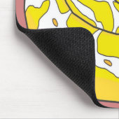 Albino-Ball-Pythonschlange Mousepad 2 (Rosa) (Ecke)