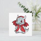Albino Dragon in Rot (Stehend Vorderseite)