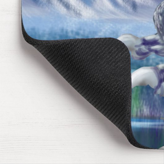 Albino Drake Mousepad (Ecke)